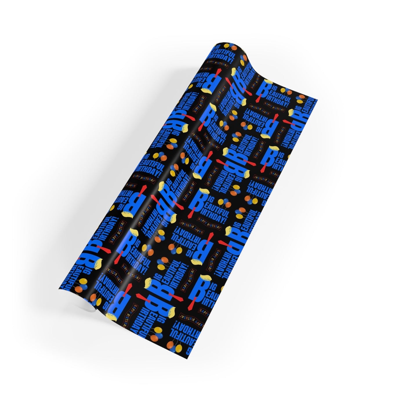Big Beautiful Birthday Gift Wrapping Paper Roll
