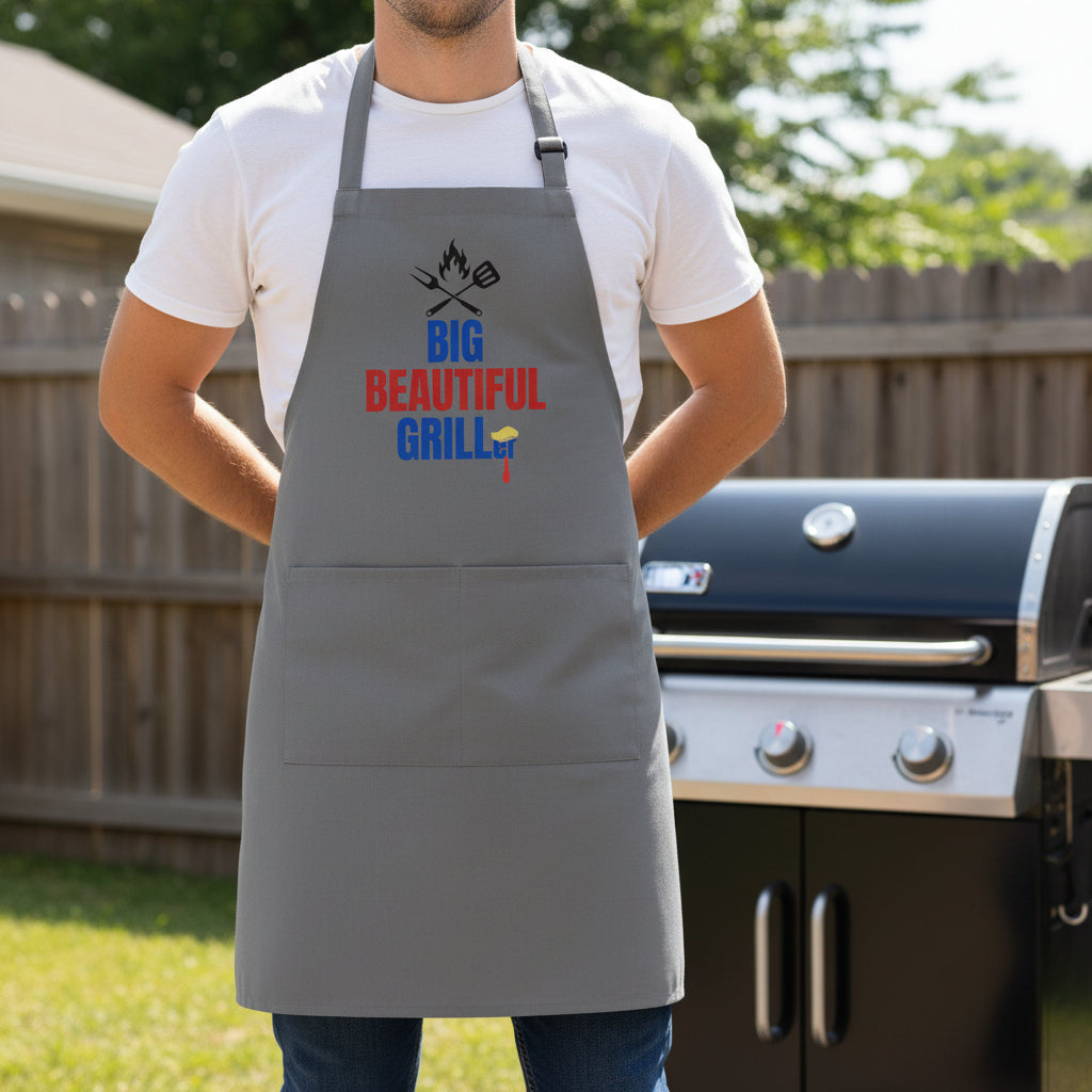 Big Beautiful Griller Cotton Apron – Cookout Authority Edition