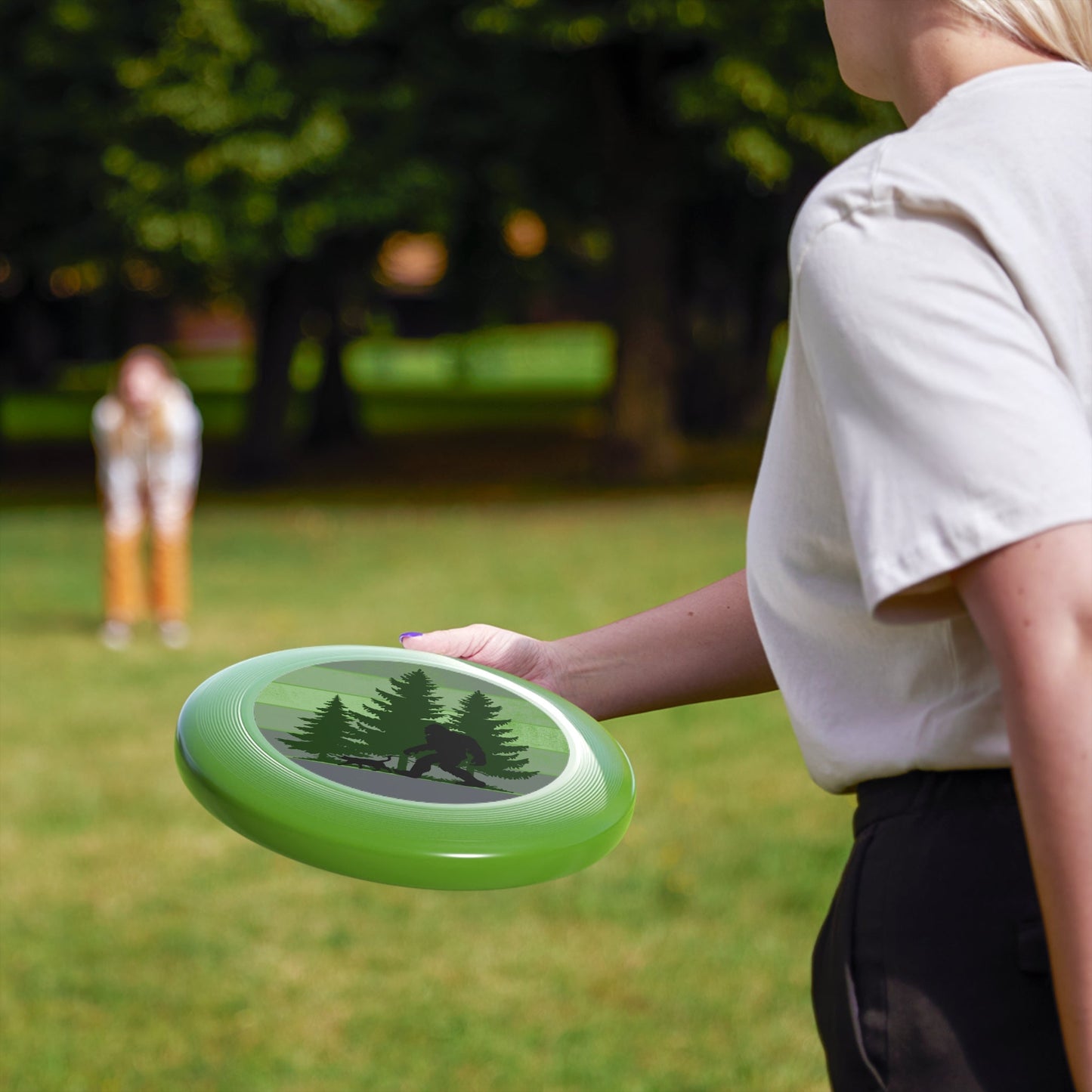 Bigfoot Adventure Flying Disc – Outdoor Fun with Nature Design