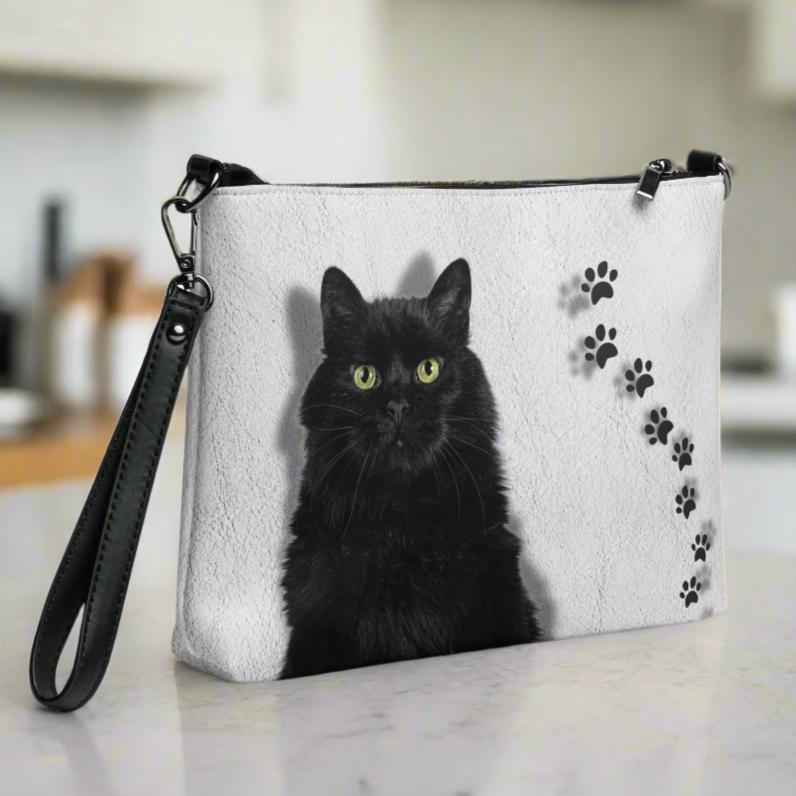 Black Cat Crossbody Bag
