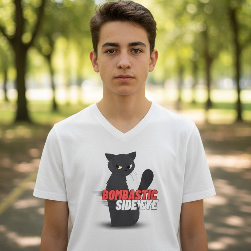 Kaylee's Bombastic Side Eye Tee | Funny Cat Shirt with Attitude