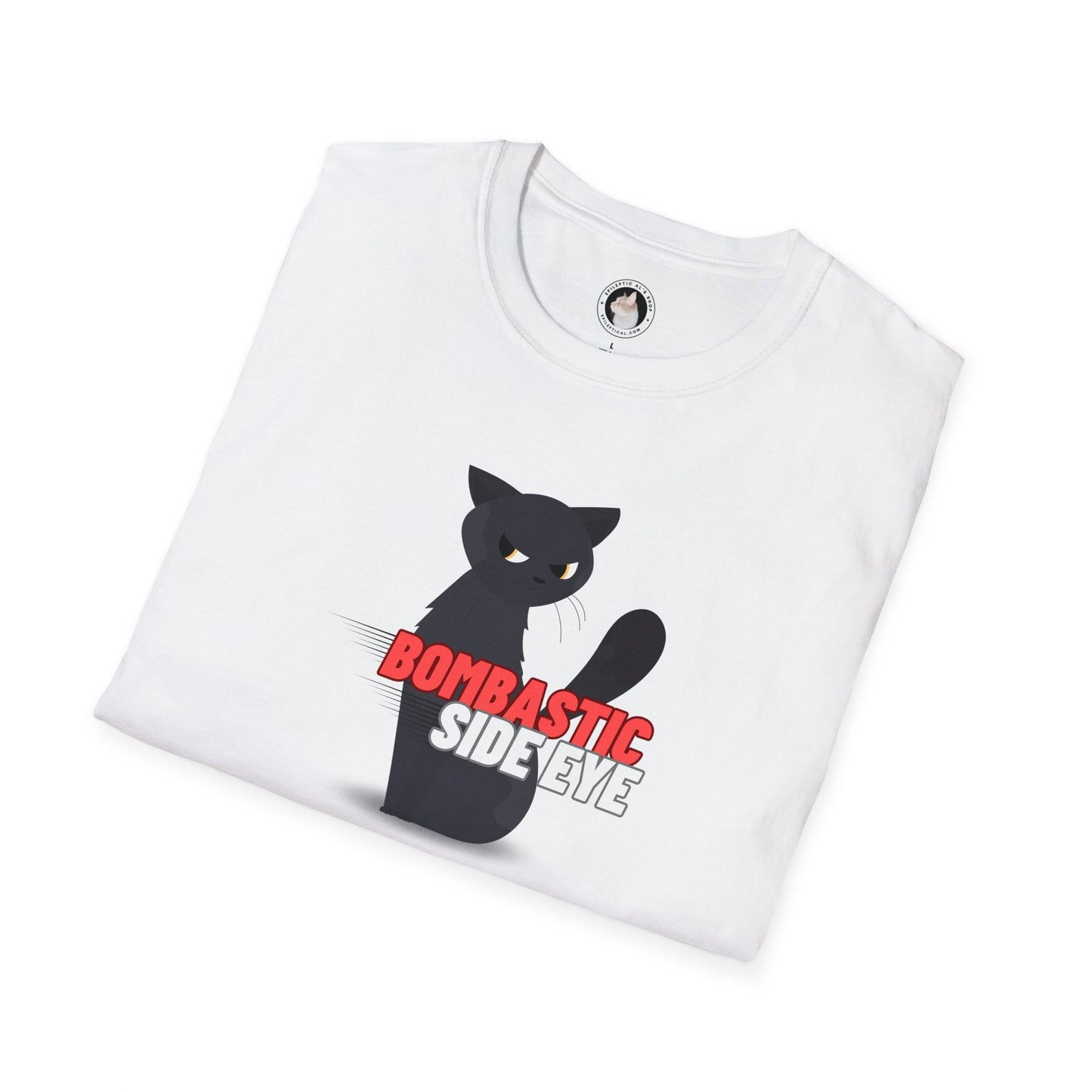 Kaylee's Bombastic Side Eye Cat Shirt – Funny Sassy Cat Unisex Softstyle Tee