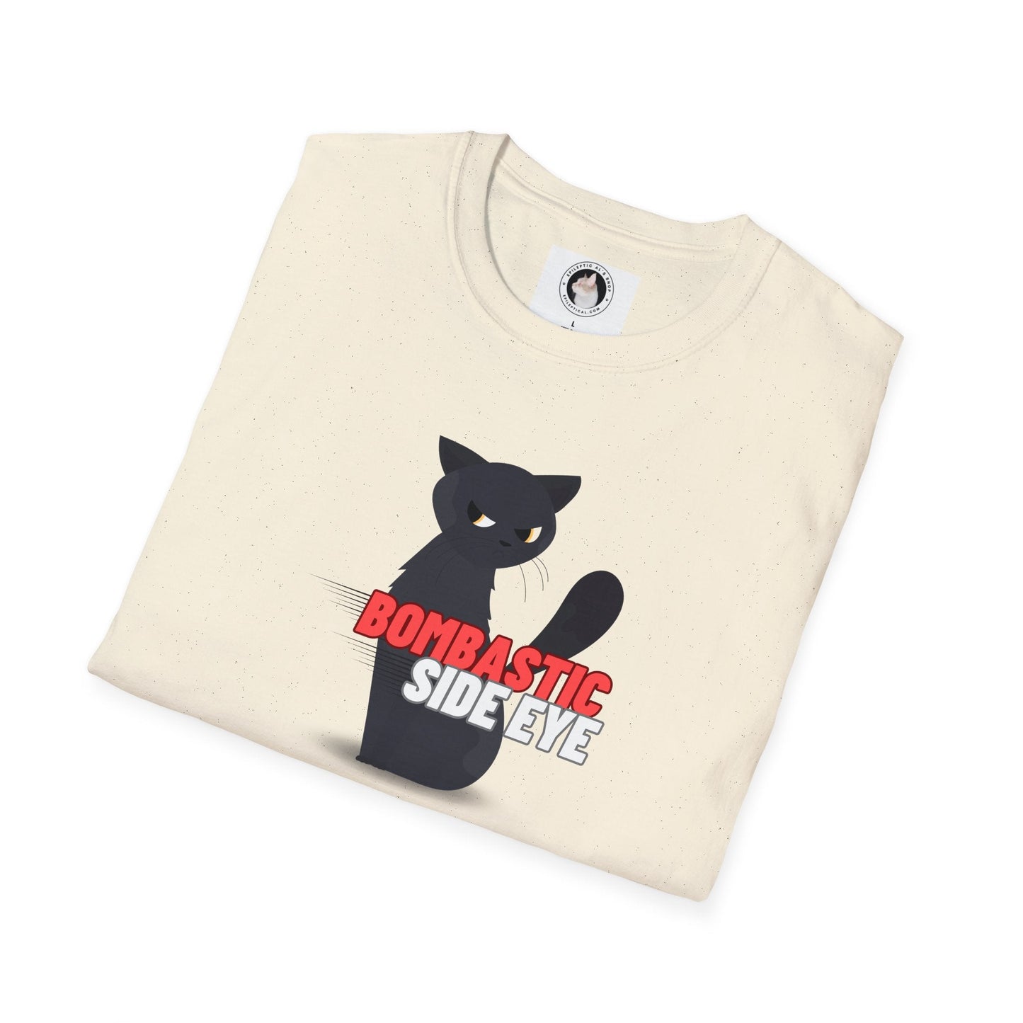 Kaylee's Bombastic Side Eye Cat Shirt – Funny Sassy Cat Unisex Softstyle Tee