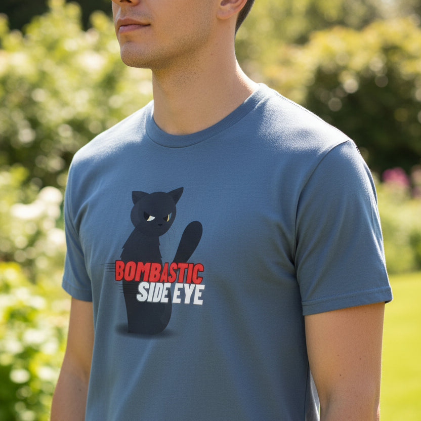 Kaylee's Bombastic Side Eye Cat Shirt – Funny Sassy Cat Unisex Softstyle Tee