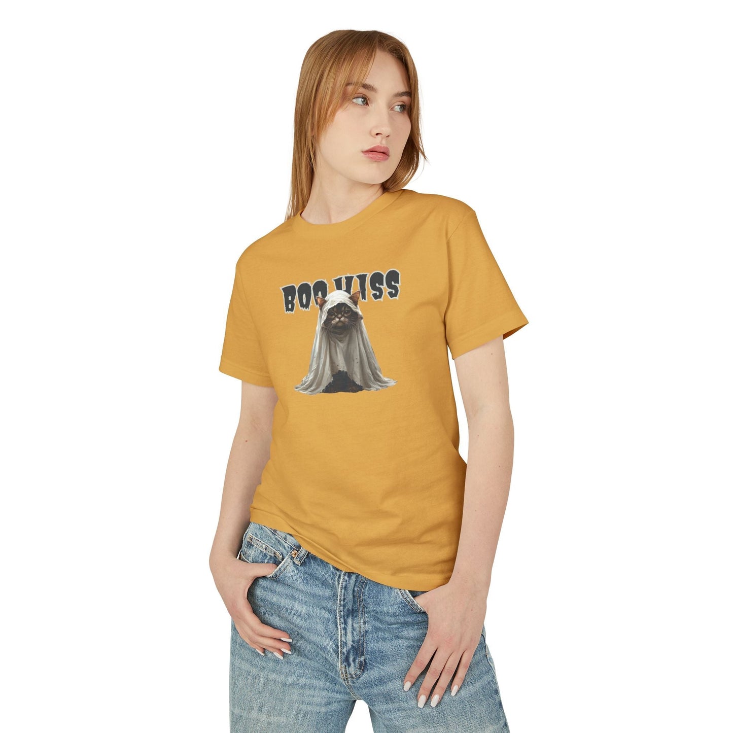 Boo Hiss Ghost Kitty Unisex Tee