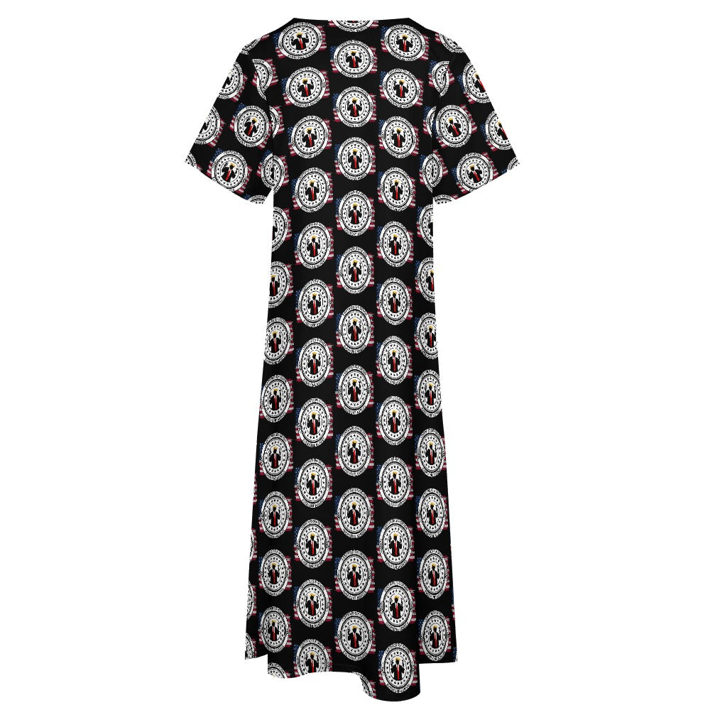 Certified 67 Parody Dress – 7-Point Sleeve V-Neck