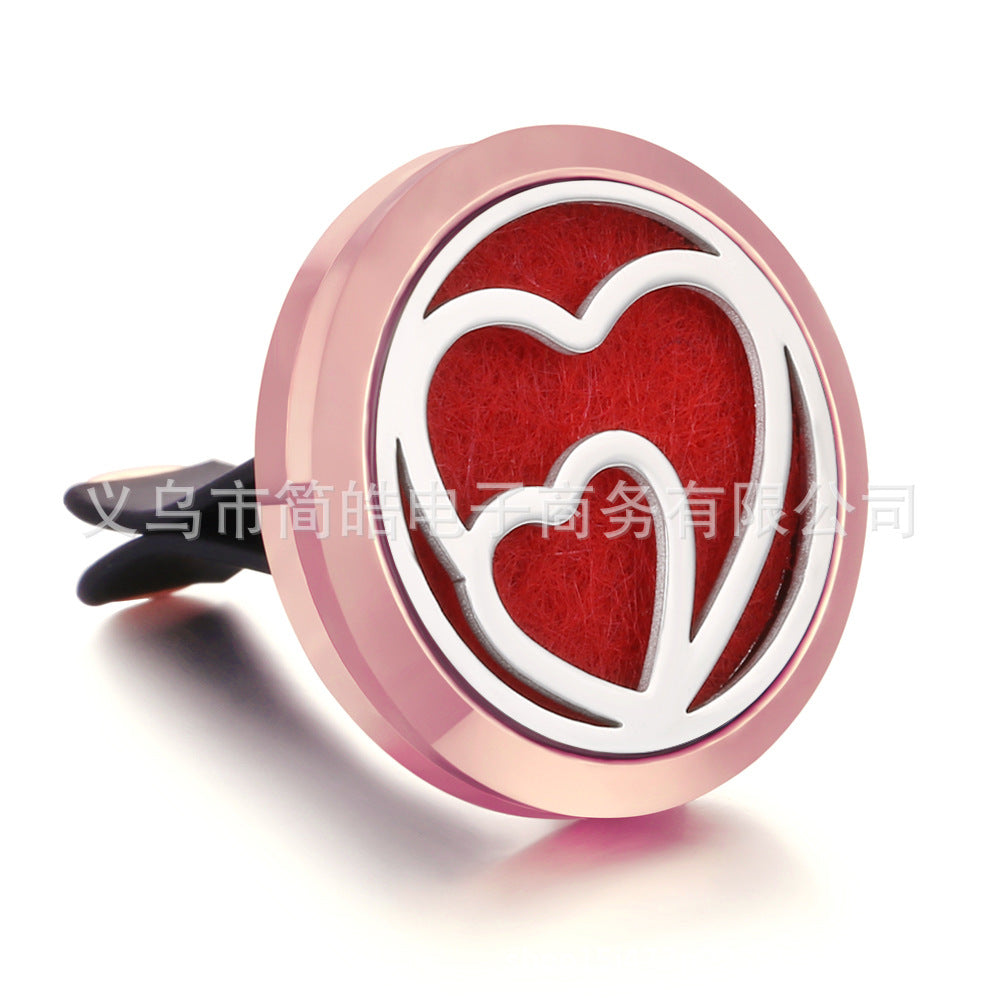 Rose Gold Car Air Freshener Clip with Decorative Box