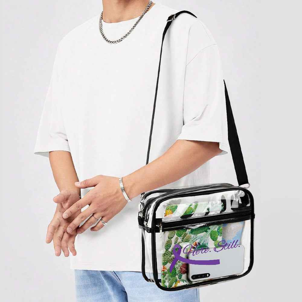 Here. Still. Clear Crossbody Bag