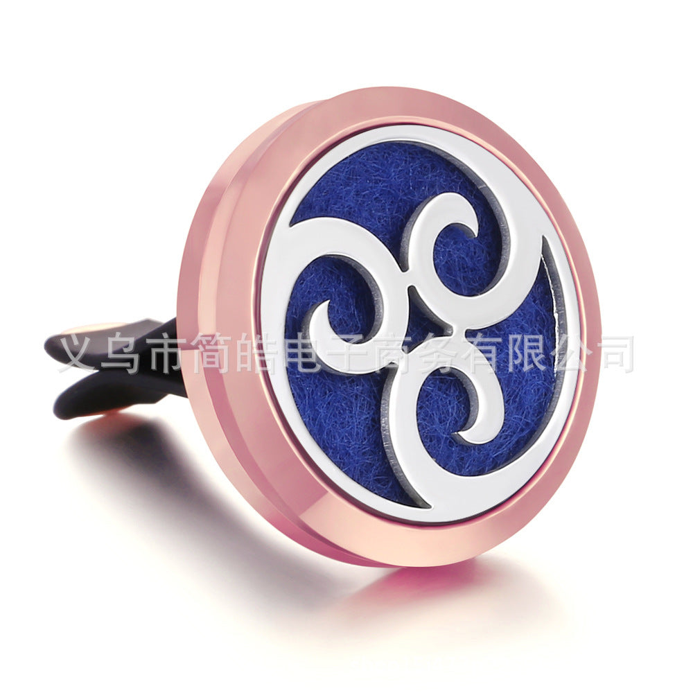 Rose Gold Car Air Freshener Clip with Decorative Box
