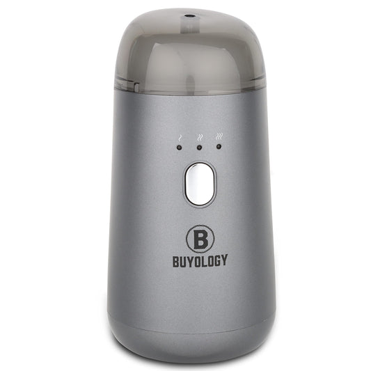 BUYOLOGY Rechargeable Car Essential Oil Diffuser| Portable Cordless Waterless| Aromatherapy Anywhere| Compatible with Pure Essential Oils| For Car Travel and Office| Long Lasting Car Air Freshener