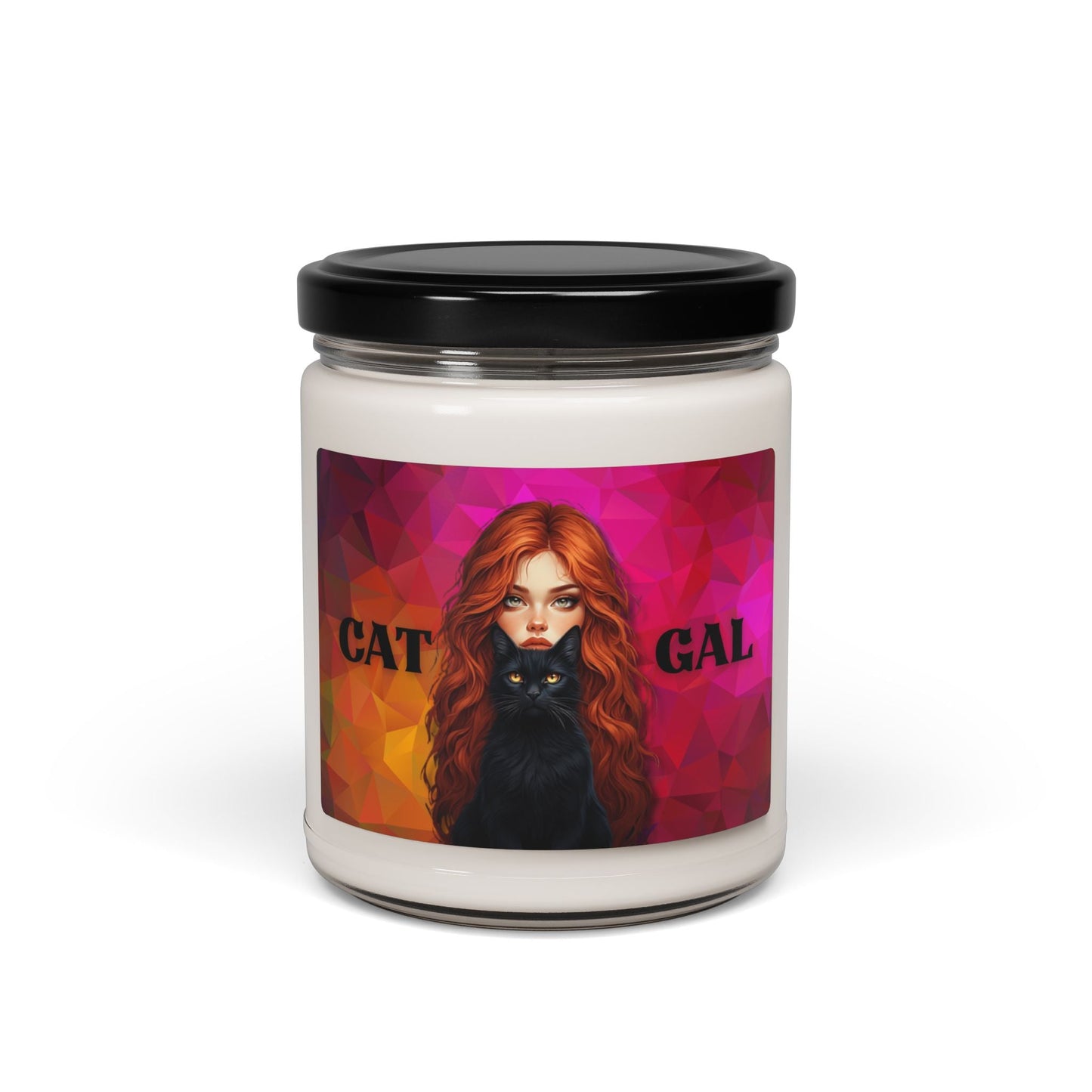 Cat Gal Scented Soy Candle | Bold Cat Lover Candle