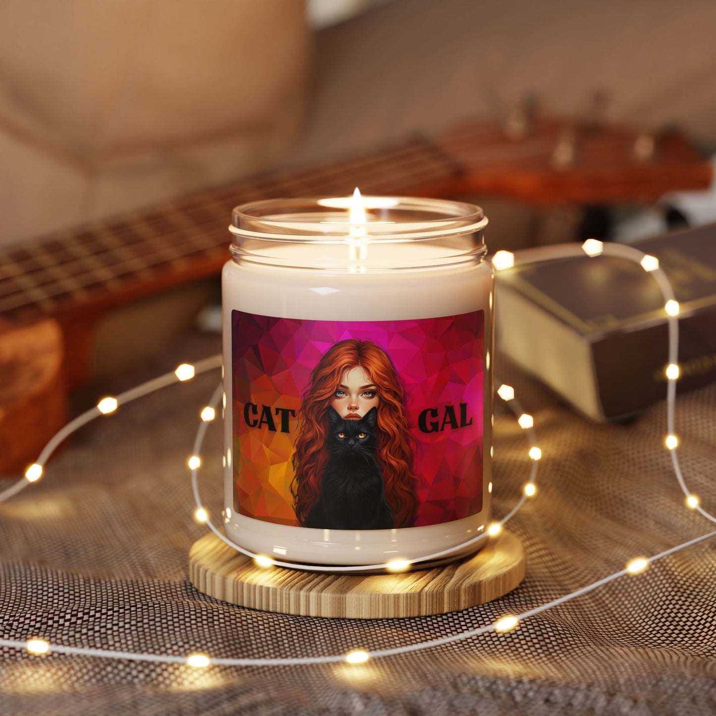 Cat Gal Scented Soy Candle | Bold Cat Lover Candle