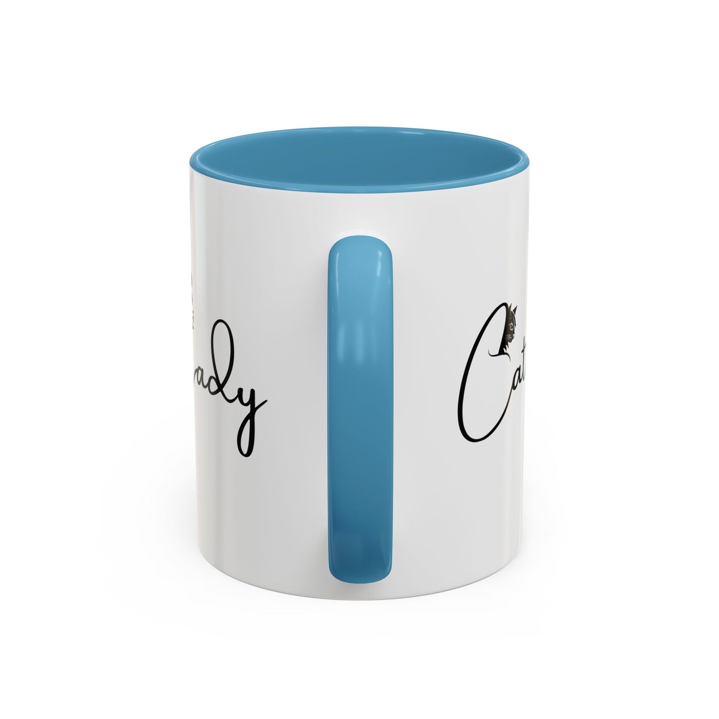 Cat Lady Accent Coffee Mug - Perfect Gift for Cat Lovers