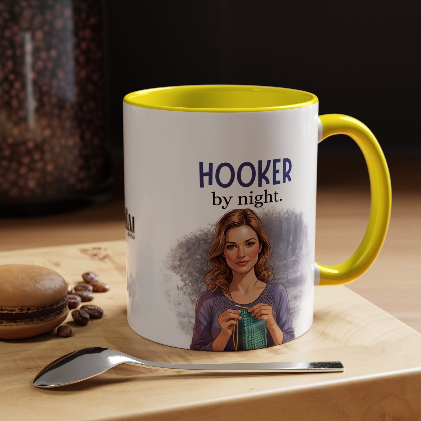 Cat Lady Hooker Funny Coffee Mug