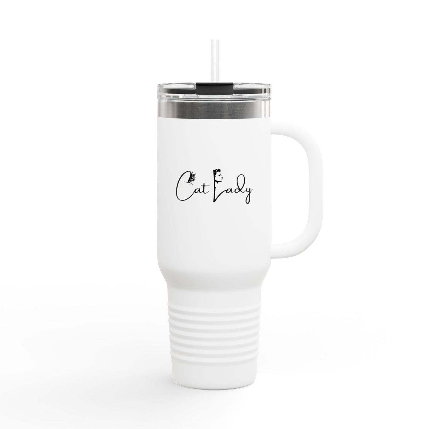 Cat Lady Insulated Travel Mug - 40oz Coffee Tumbler