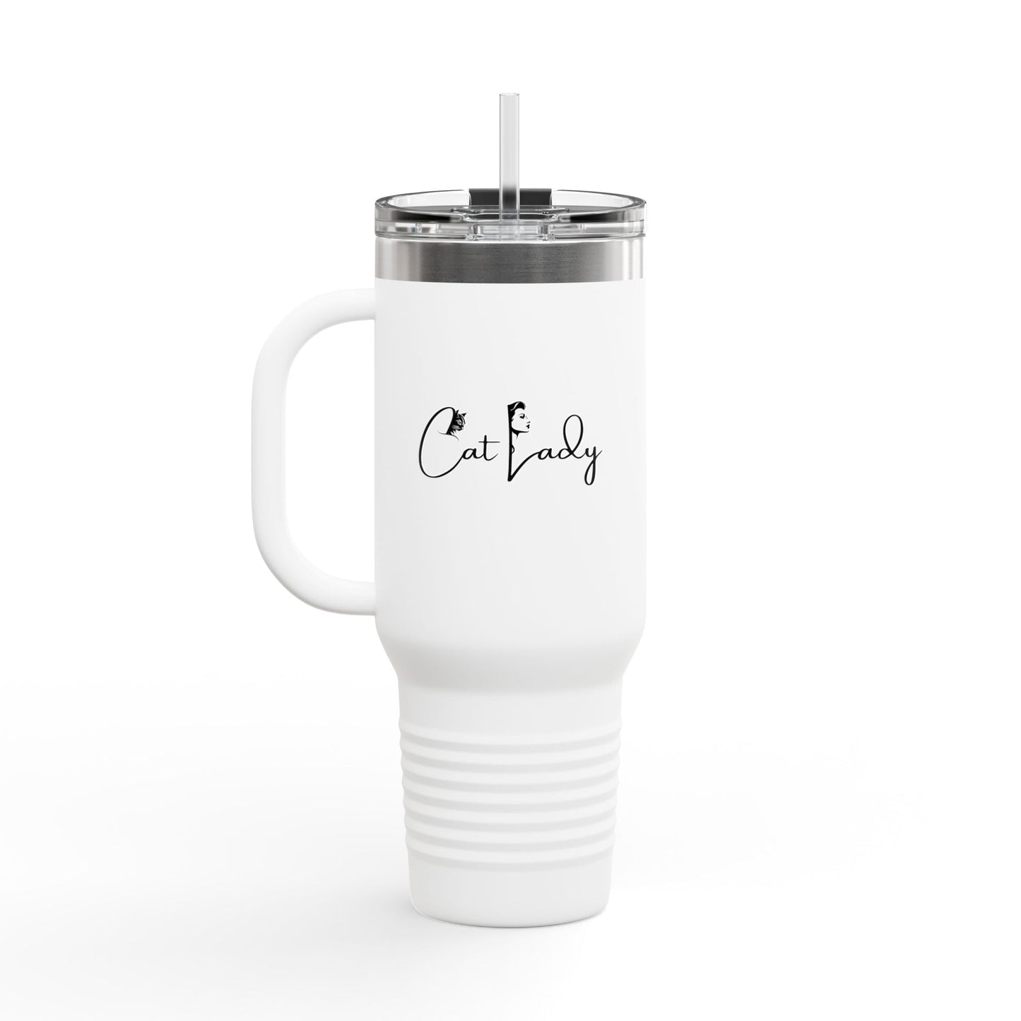 Cat Lady Insulated Travel Mug - 40oz Coffee Tumbler