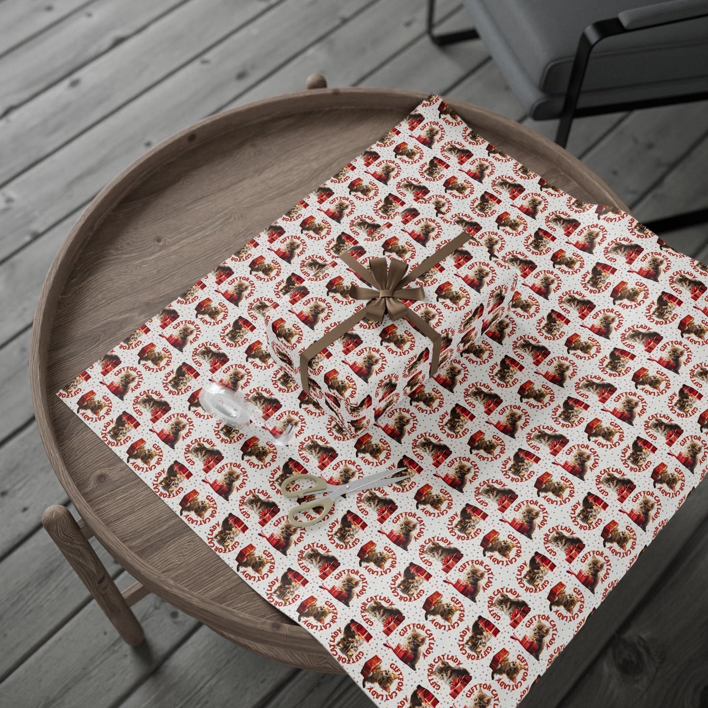 Cat Lady Wrapping Paper for Gifts