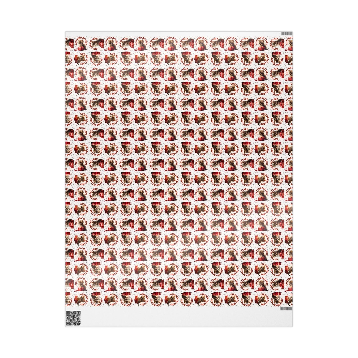 Cat Lady Wrapping Paper for Gifts