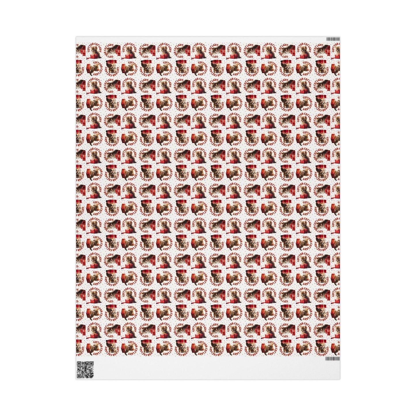 Cat Lady Wrapping Paper for Gifts