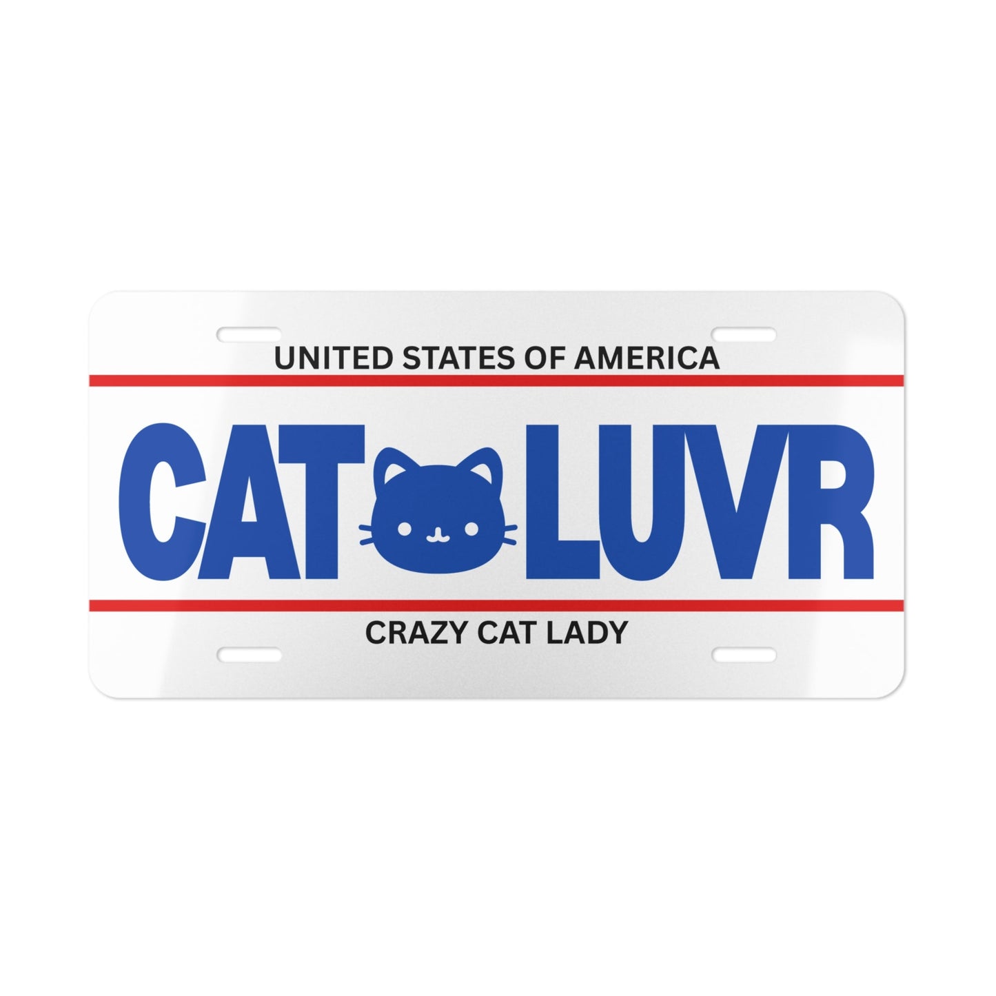 Cat Lover Vanity Plate