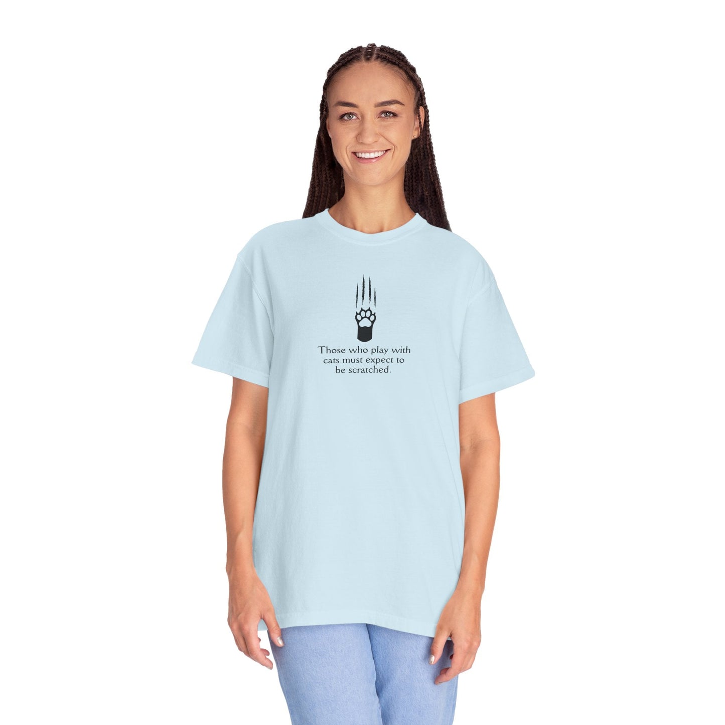 Cat Lover's Quote T-Shirt - Playful & Comfy Graphic Tee