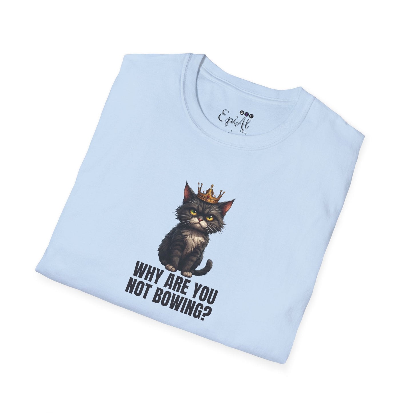 Cat Royalty Funny Unisex T-Shirt - Purrfect for Cat Lovers