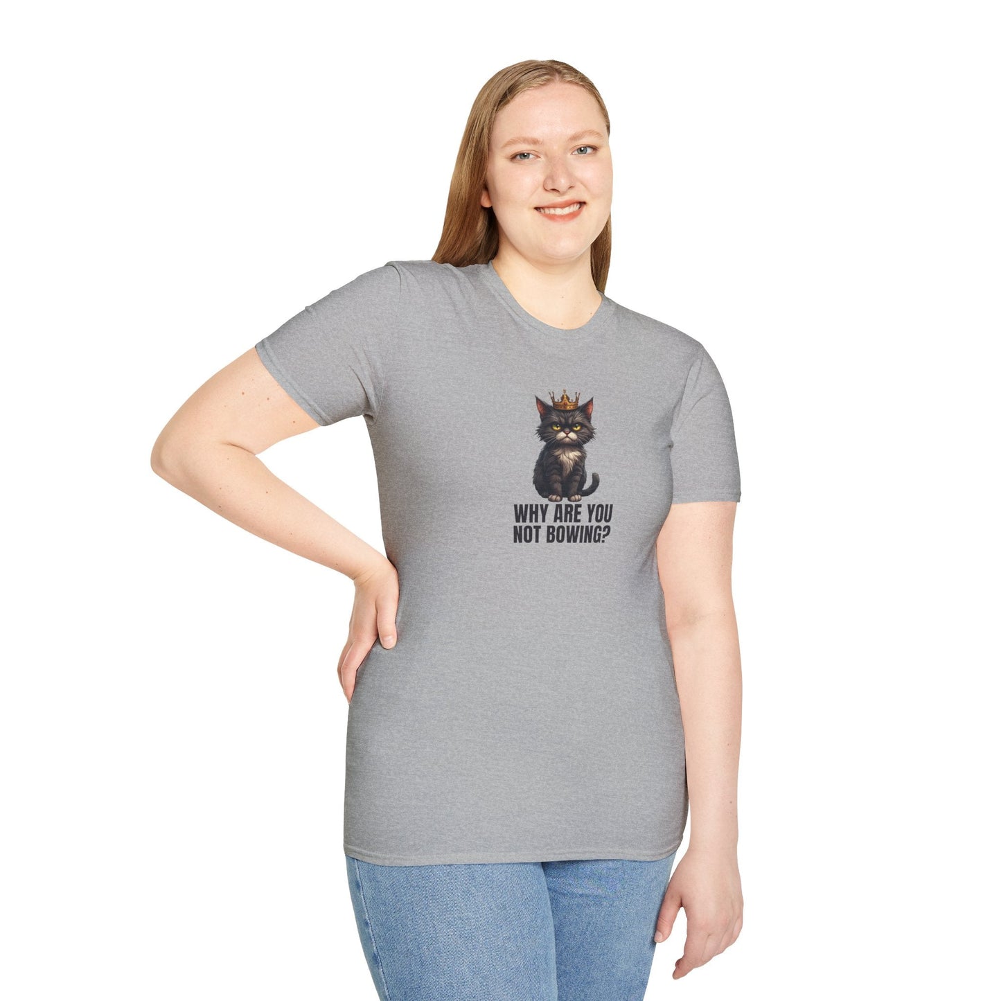 Cat Royalty Funny Unisex T-Shirt - Purrfect for Cat Lovers