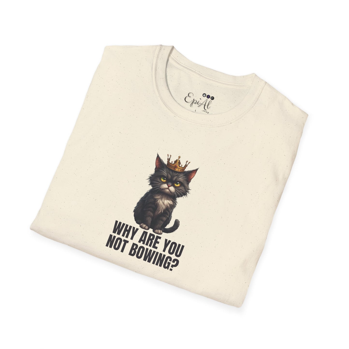 Cat Royalty Funny Unisex T-Shirt - Purrfect for Cat Lovers