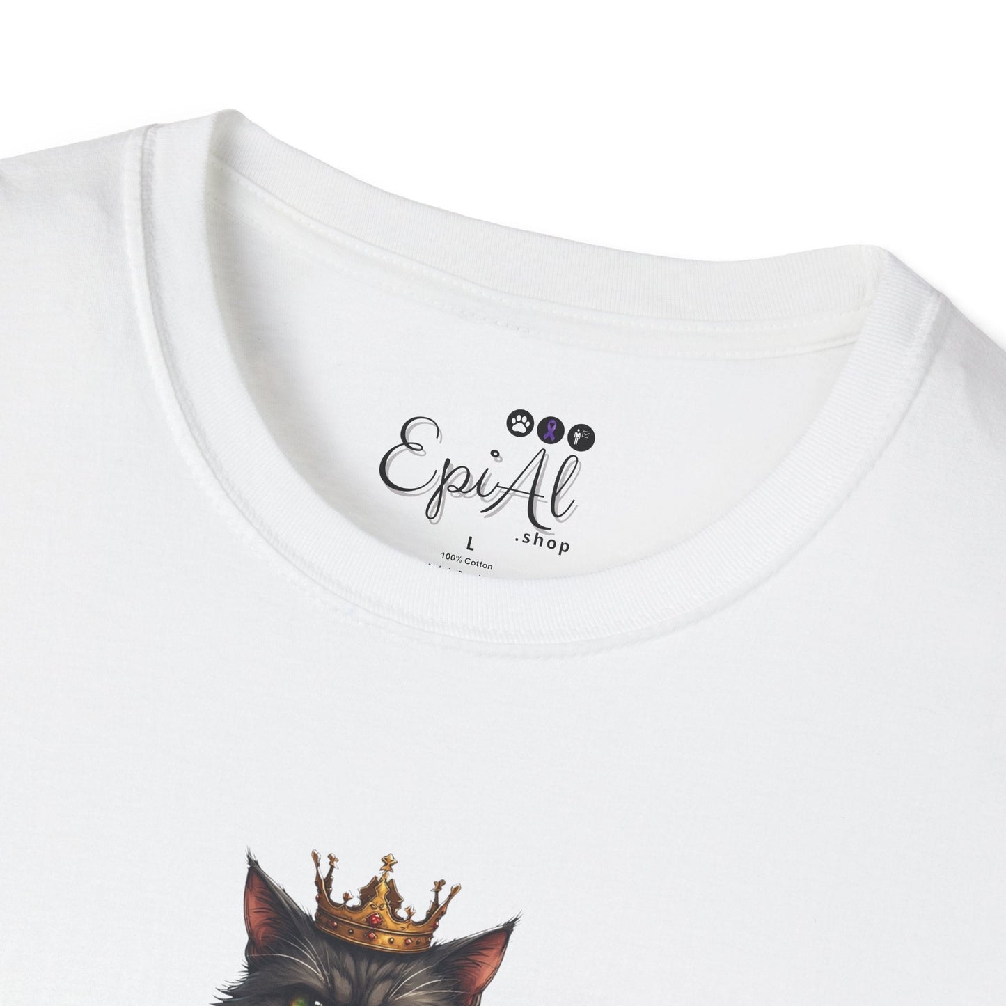 Cat Royalty Funny Unisex T-Shirt - Purrfect for Cat Lovers