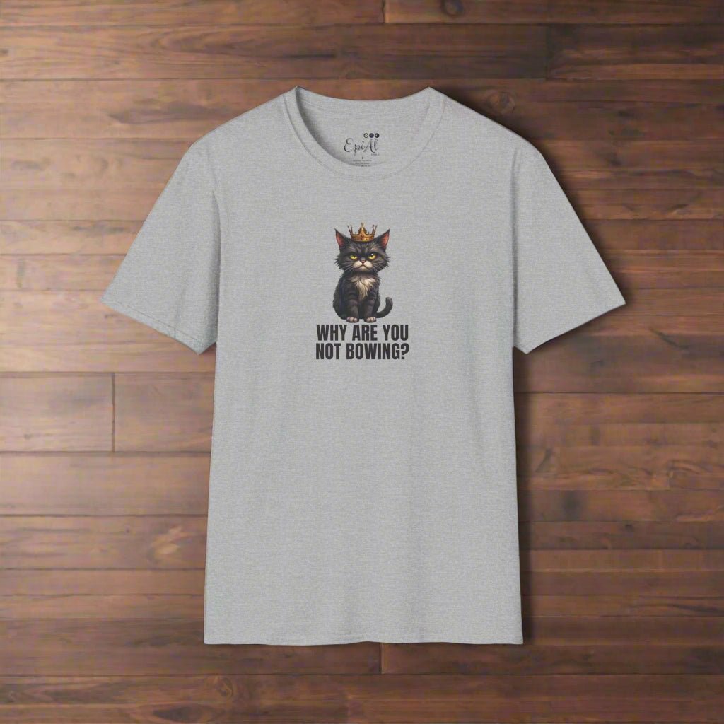 Cat Royalty Funny Unisex T-Shirt - Purrfect for Cat Lovers
