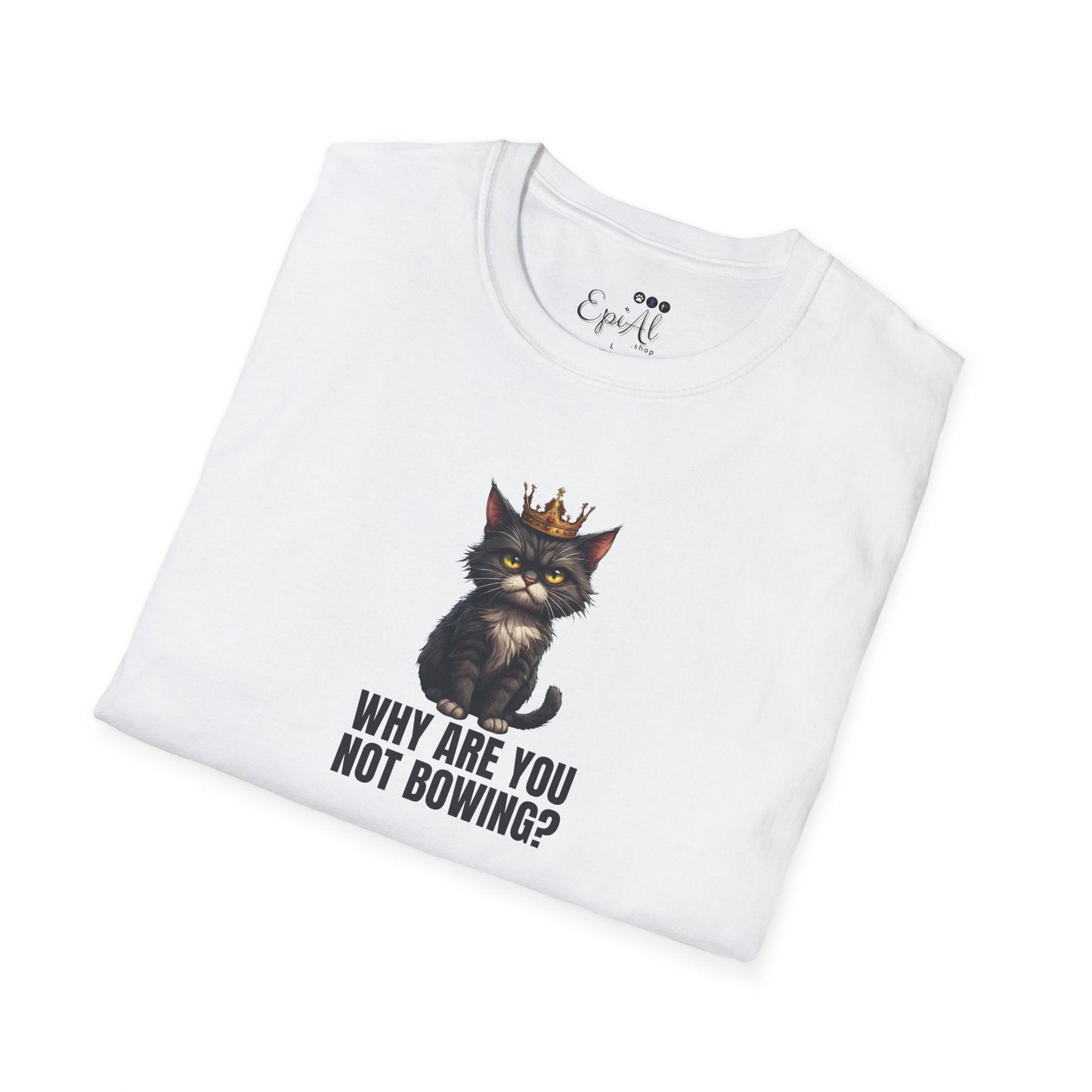 Cat Royalty Funny Unisex T-Shirt - Purrfect for Cat Lovers