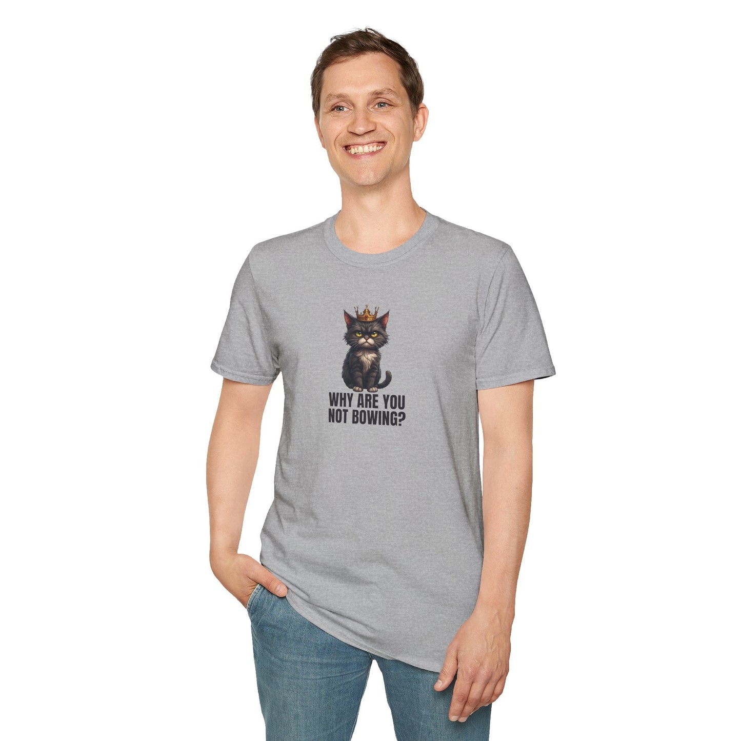 Cat Royalty Funny Unisex T-Shirt - Purrfect for Cat Lovers
