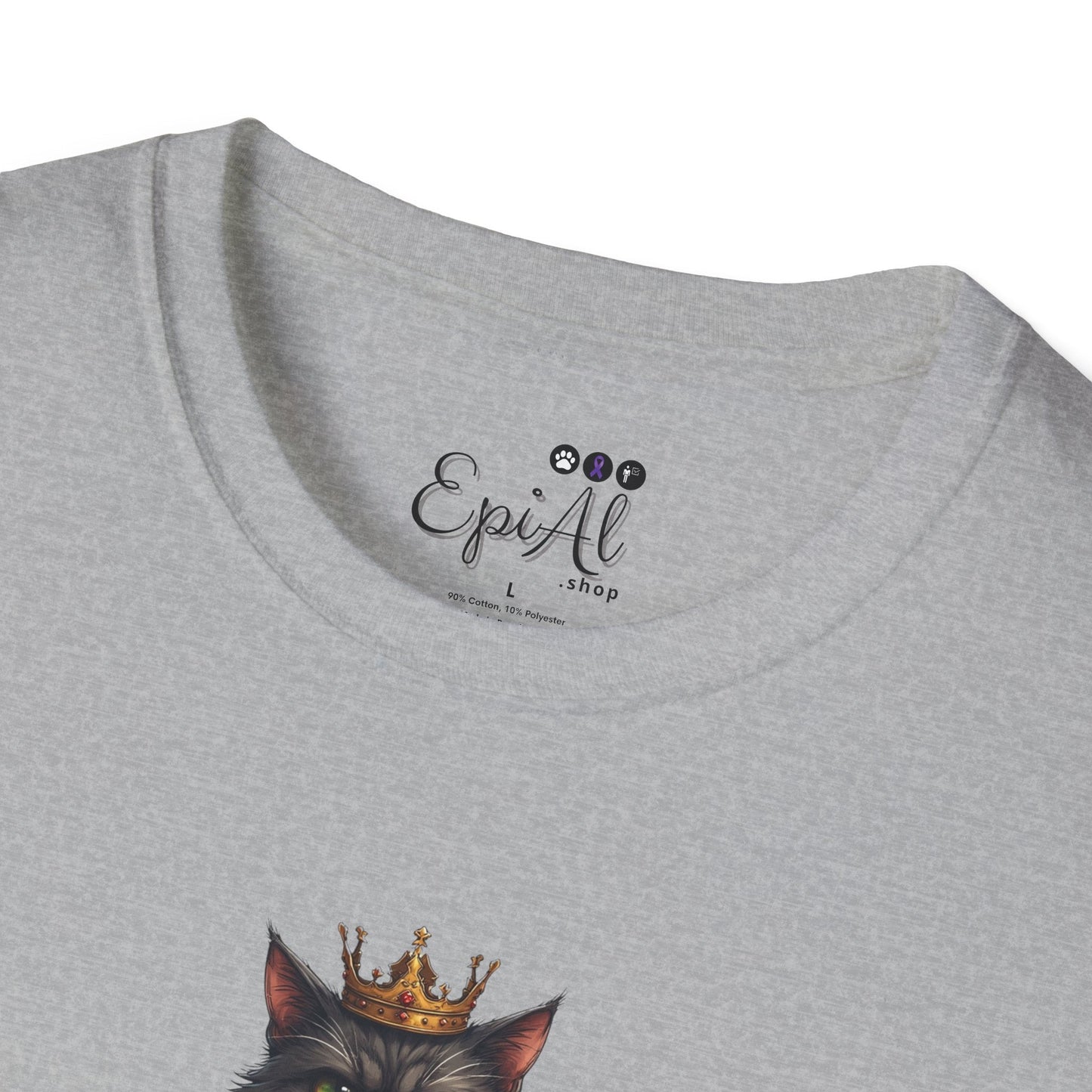 Cat Royalty Funny Unisex T-Shirt - Purrfect for Cat Lovers