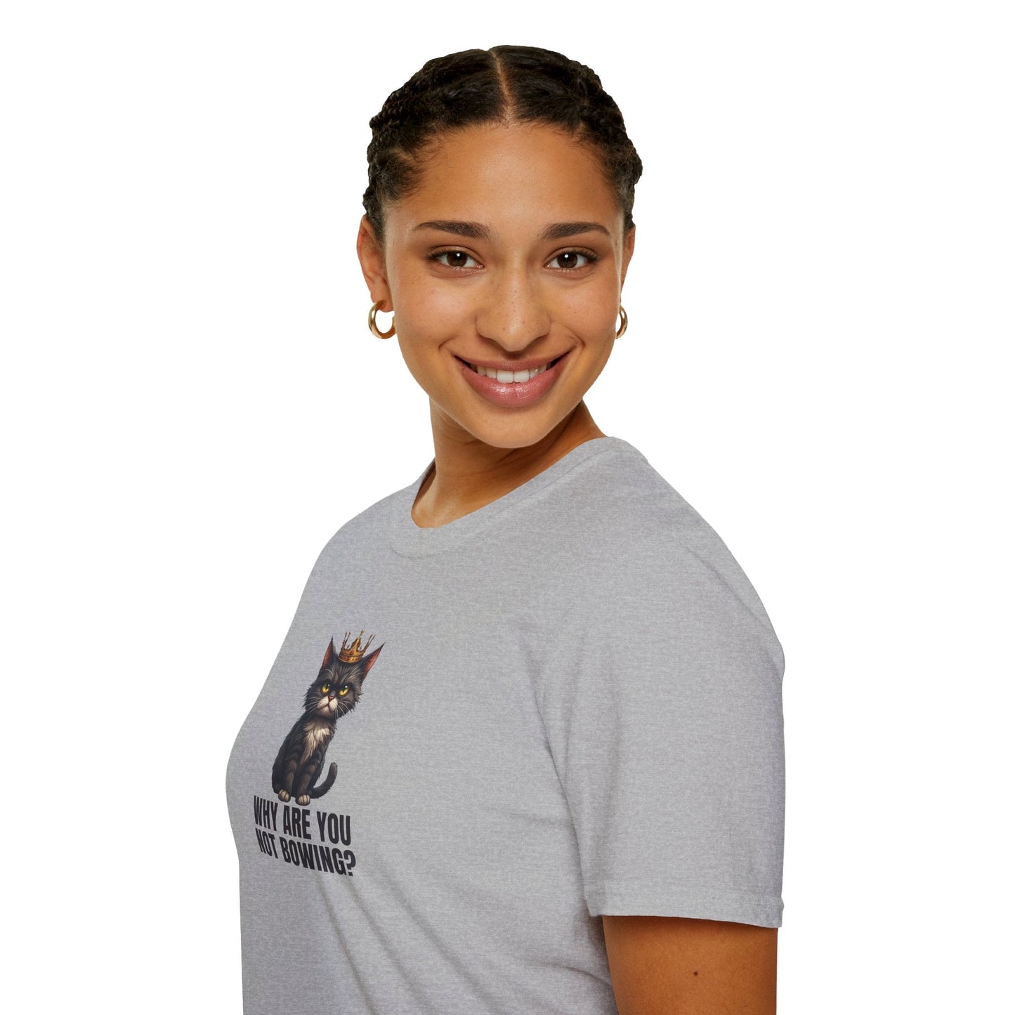 Cat Royalty Funny Unisex T-Shirt - Purrfect for Cat Lovers