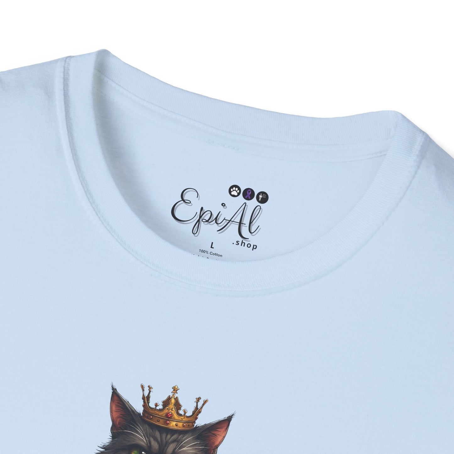 Cat Royalty Funny Unisex T-Shirt - Purrfect for Cat Lovers