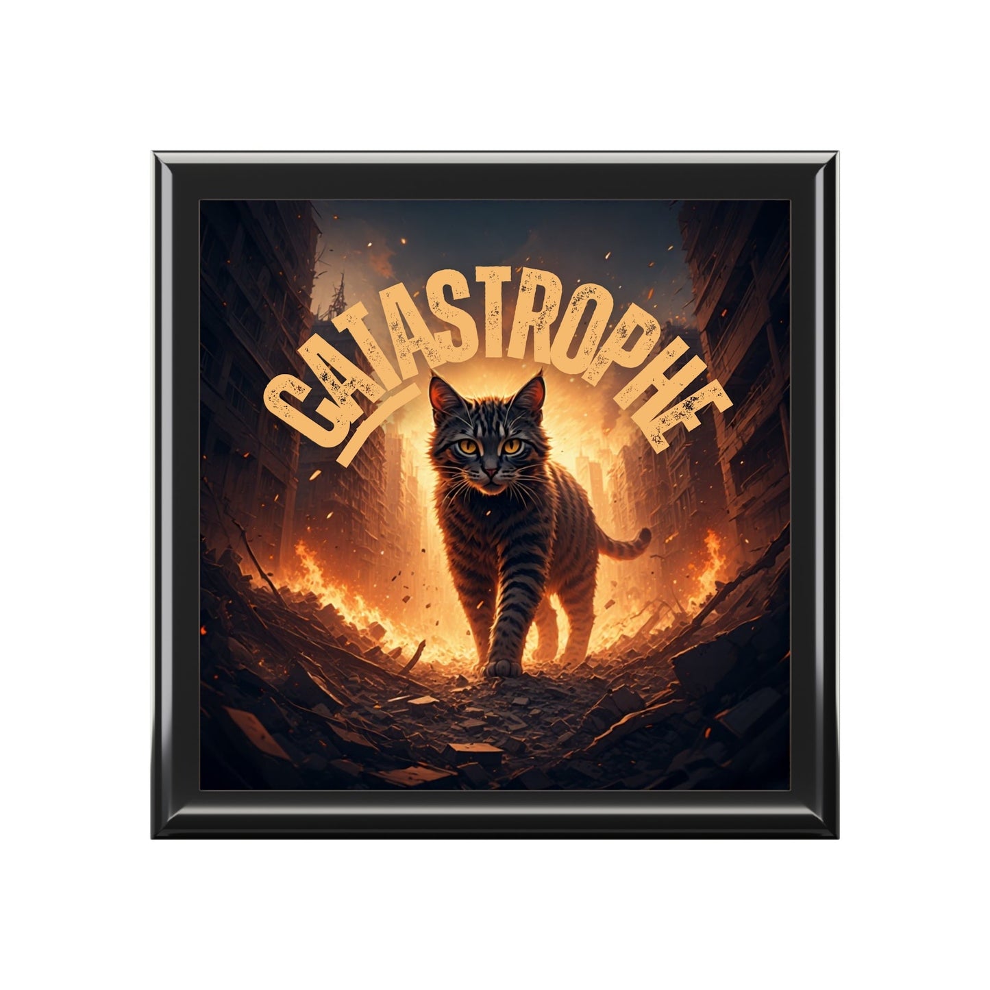 CATastrophe — Cat-Themed Keepsake Box