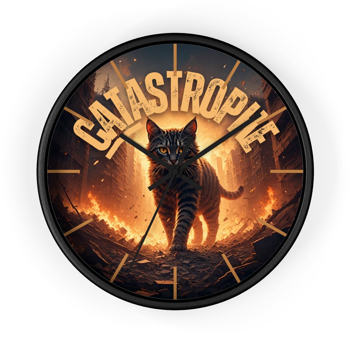 CATastrophe Wall Clock - Unique Home Decor for Cat Lovers