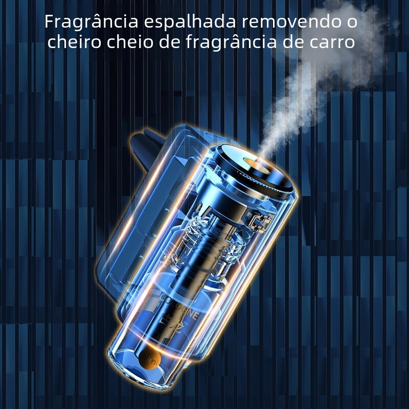 Car Air Freshener with Intelligent Diffuser and Purifier