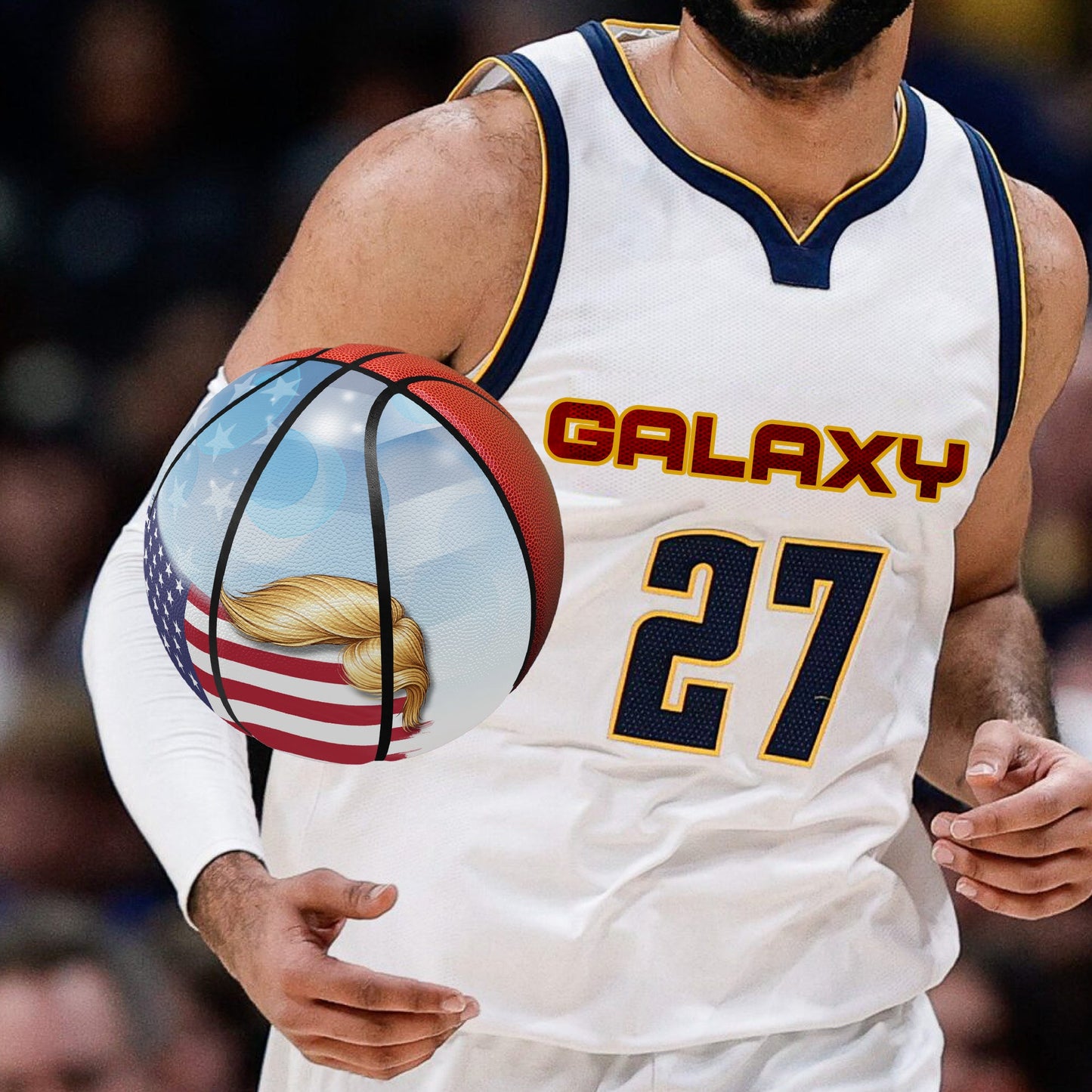 Patriotic Flag Basketball – 29.5" USA Statement Edition