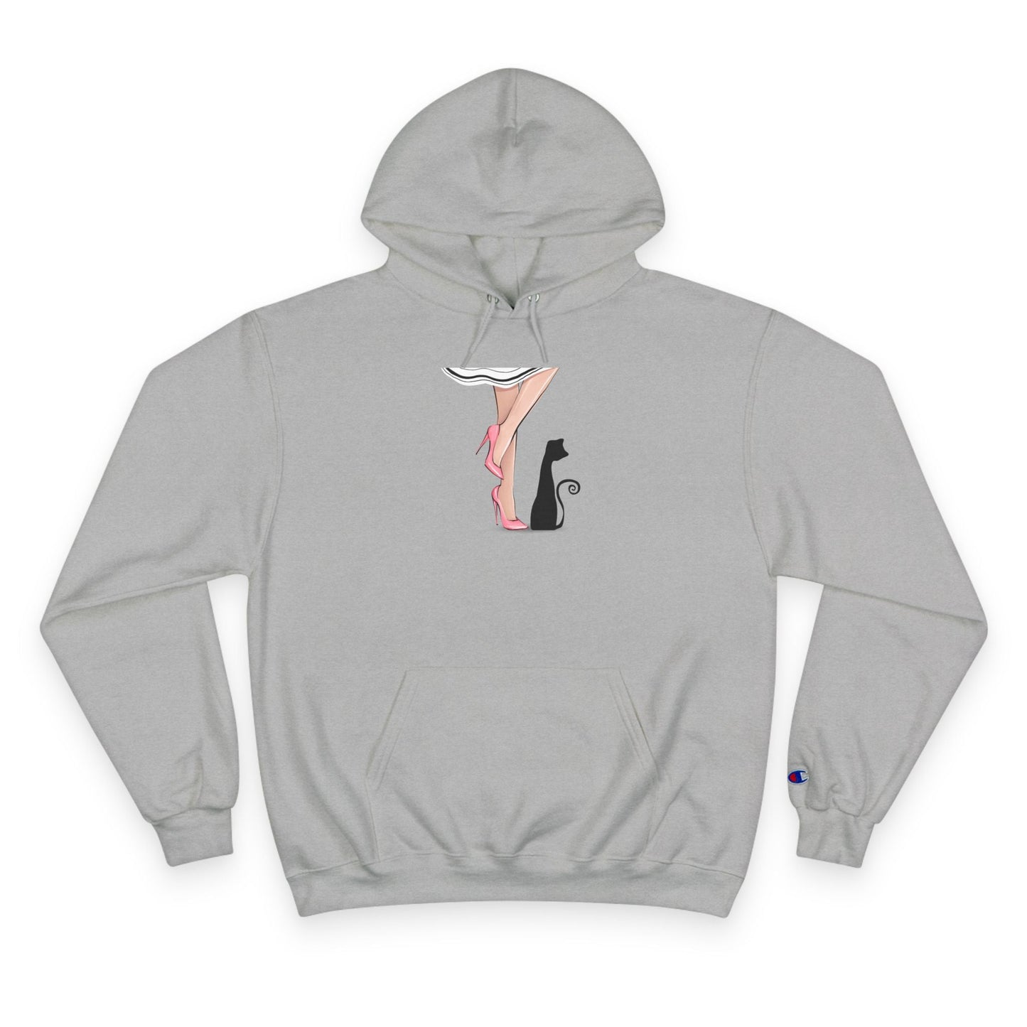 Chic Cat Lady Legs Hoodie