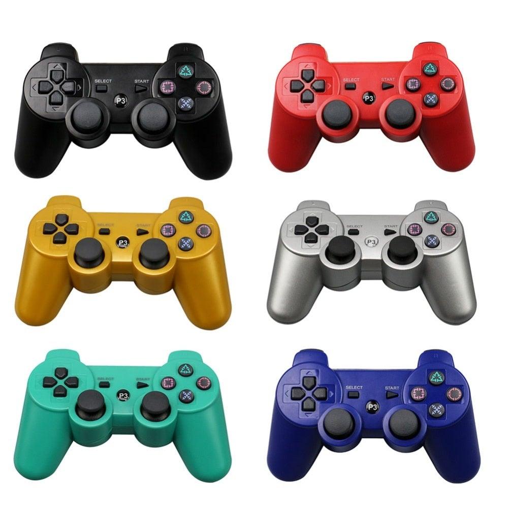 Classic Blue Bluetooth Wireless Joystick Gamepad Controller Compatible With PC Monitor Laptop