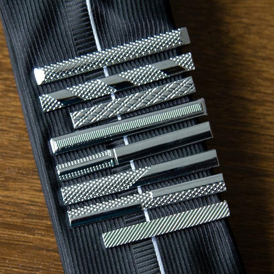 Classic Tie Clip Bright Stainless Steel Jewelry Tie Clip Necktie Clips Wedding Charming Gifts Tie Clip For Men Vintage Necktie Clips For Party Creative Gifts Tie Clip For Men