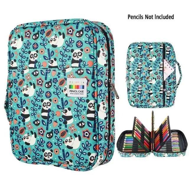 Colorful Large Capacity Pencil Bag Organizer Portable Multilayer Holder  Big Pencil Bag