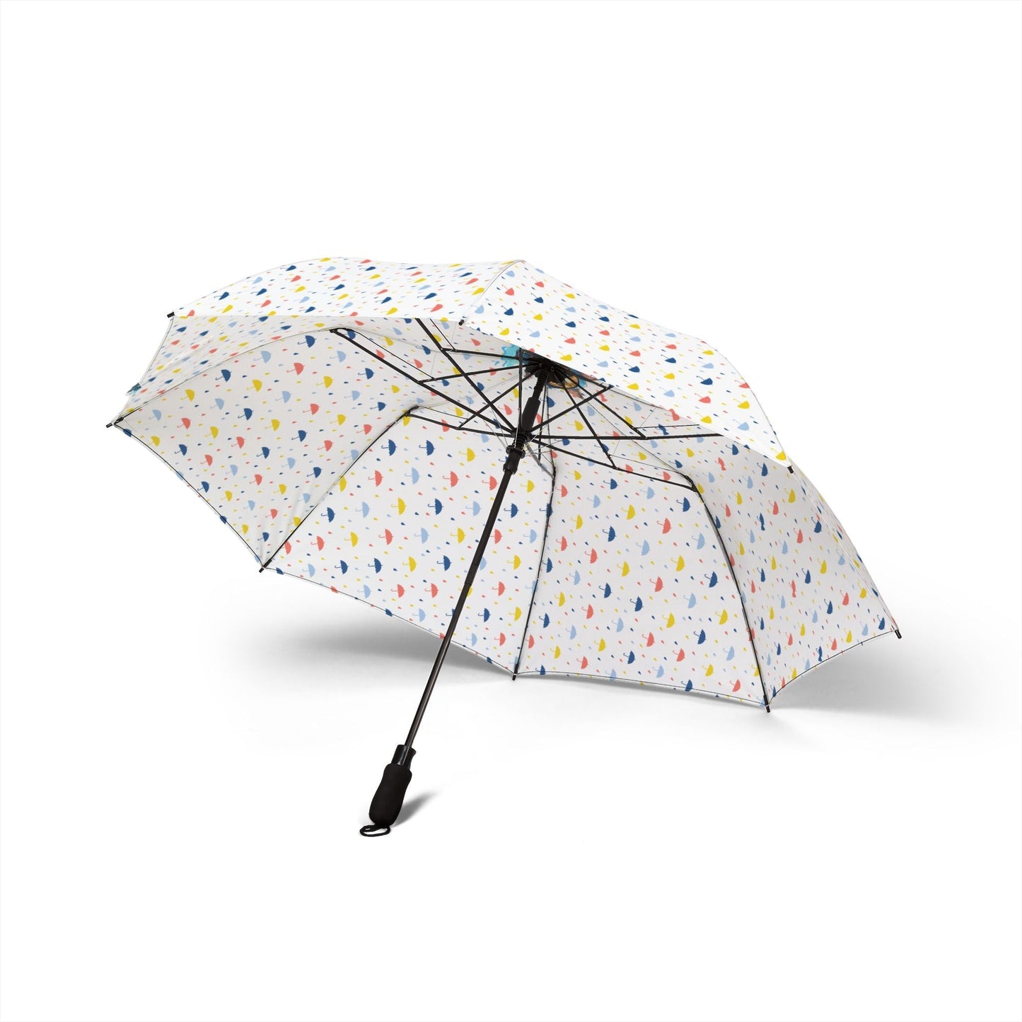 Colorful Puddle Kitty Foldable Umbrella