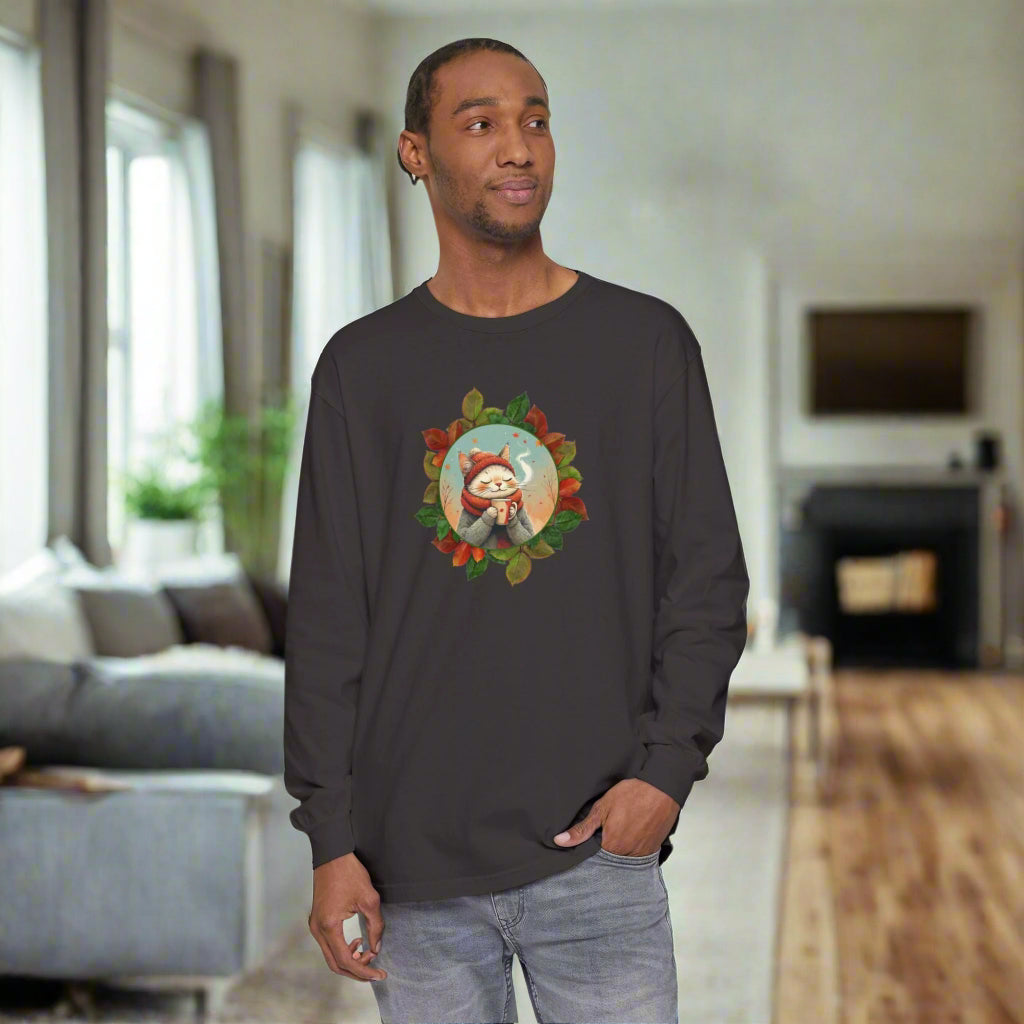 Country Autumn Kitty Long-Sleeve Shirt