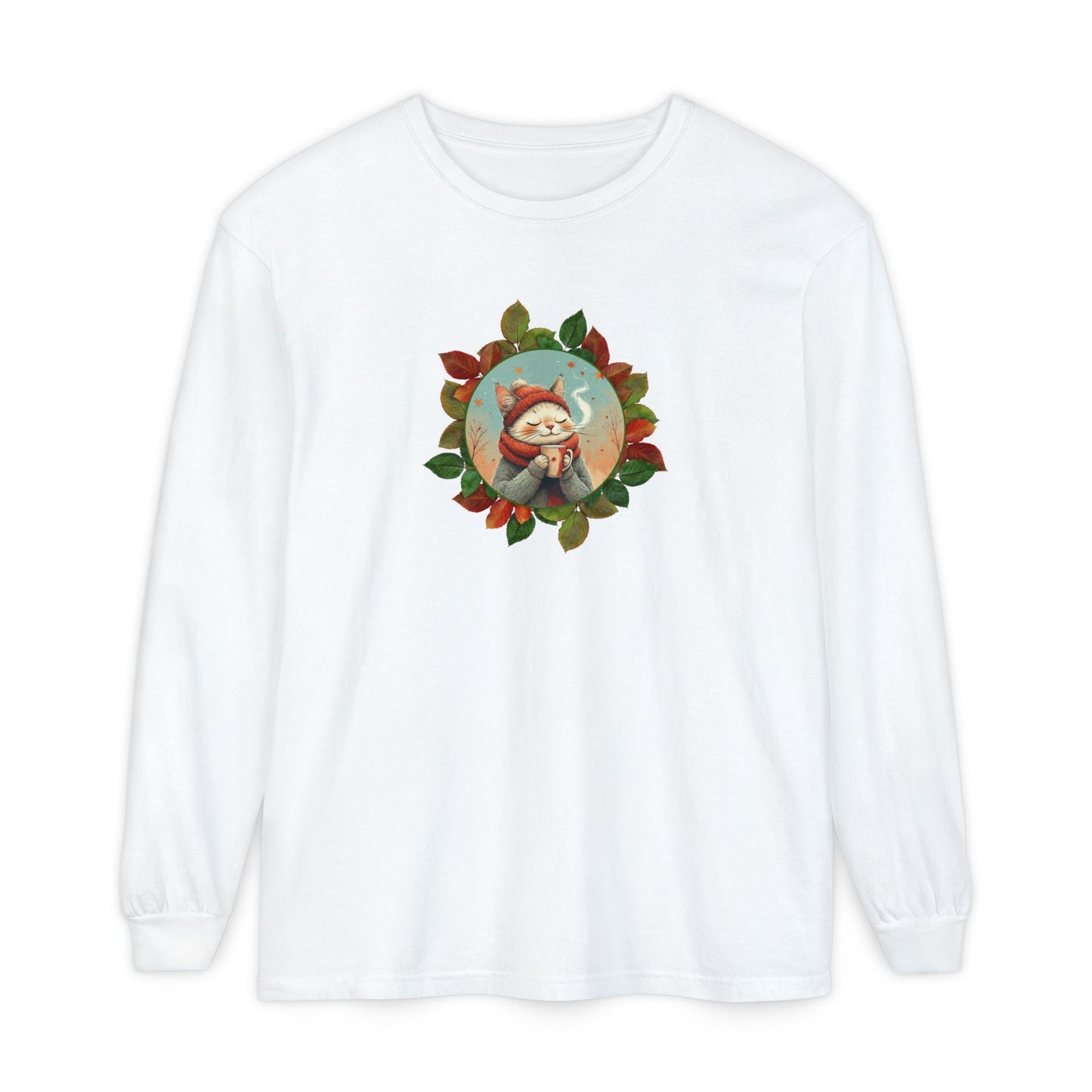 Country Autumn Kitty Long-Sleeve Shirt