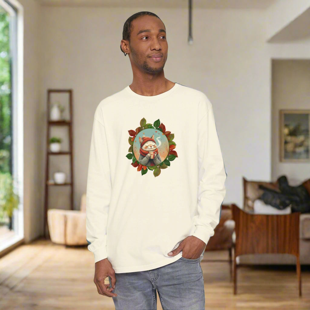 Country Autumn Kitty Long-Sleeve Shirt