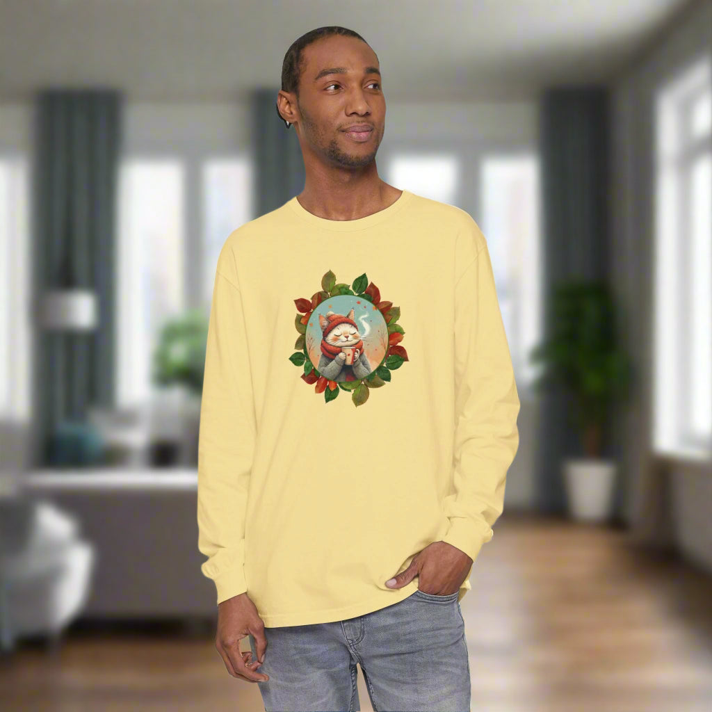 Country Autumn Kitty Long-Sleeve Shirt
