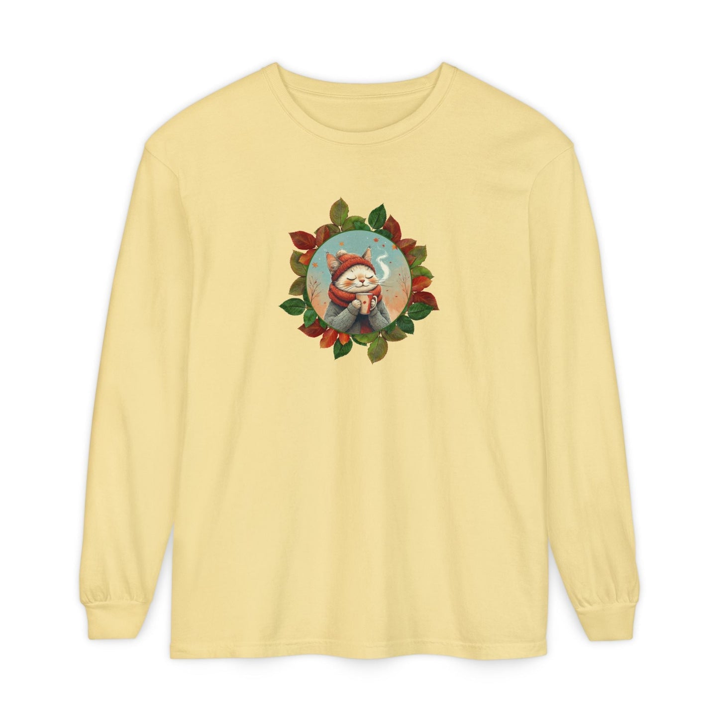 Country Autumn Kitty Long-Sleeve Shirt