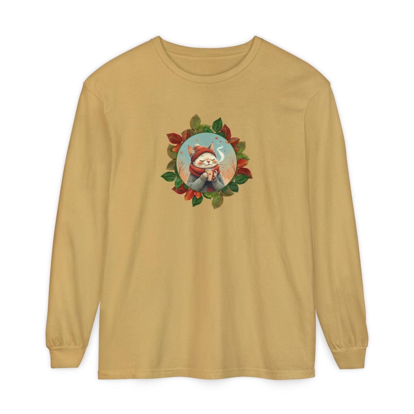 Country Autumn Kitty Long-Sleeve Shirt